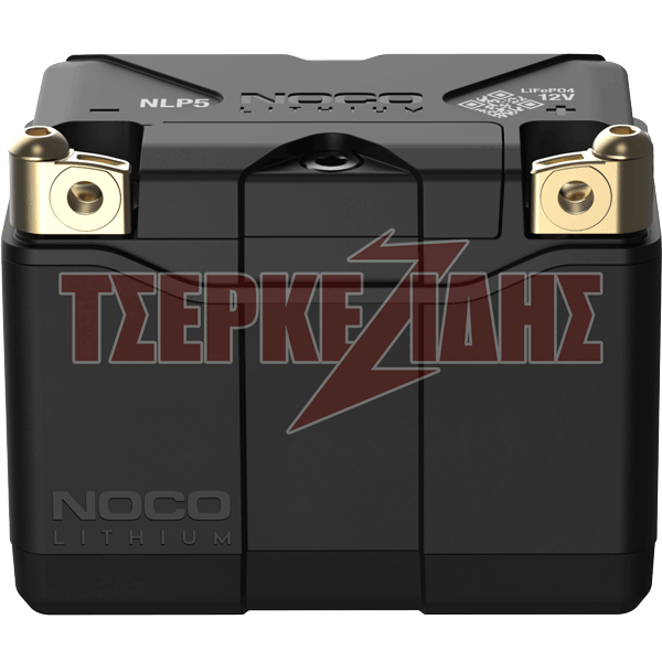 Μπαταρία λιθίου NOCO Powersports NLP5 12V 2Ah 250A(CCA) /αντικ μπατ μολύβδου-οξέος έως και 7.4Ah